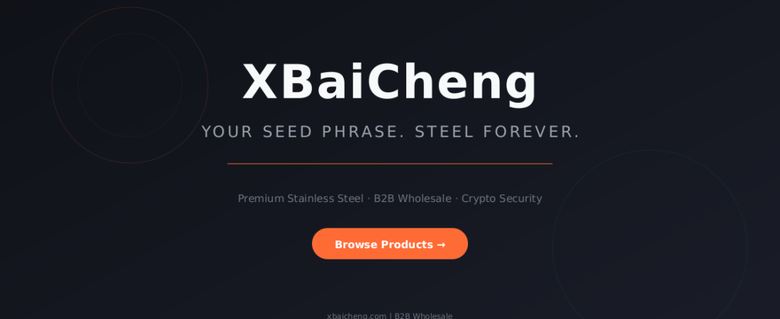Why Stainless Steel Is the Ultimate Medium for Crypto Seed Phrase Backup